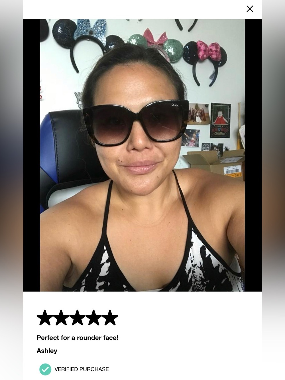 Quay Australia EVER AFTER oversized sunglasses - Picture 9 of 9